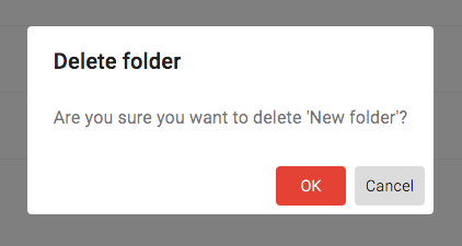 210F document upload delete folder