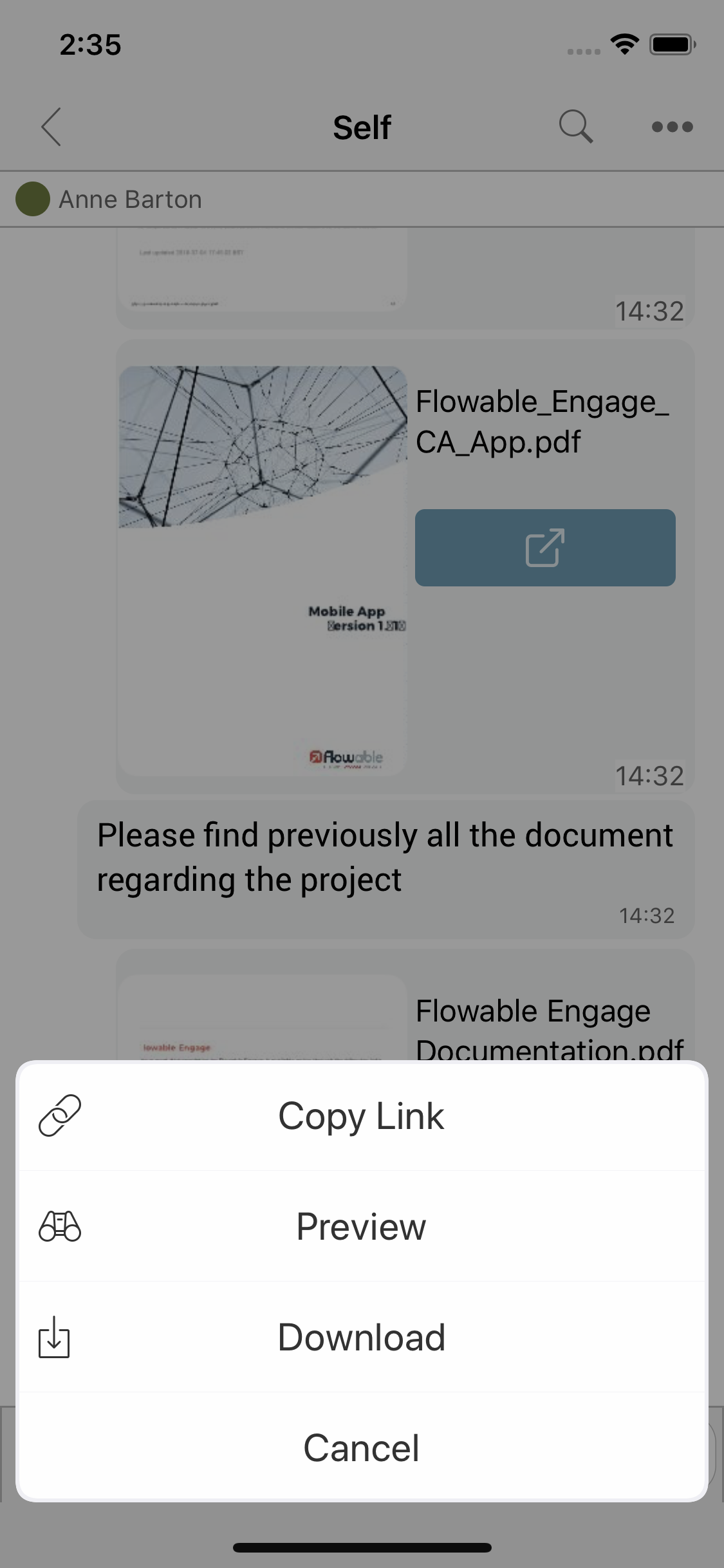 250 screen messages inlineaction