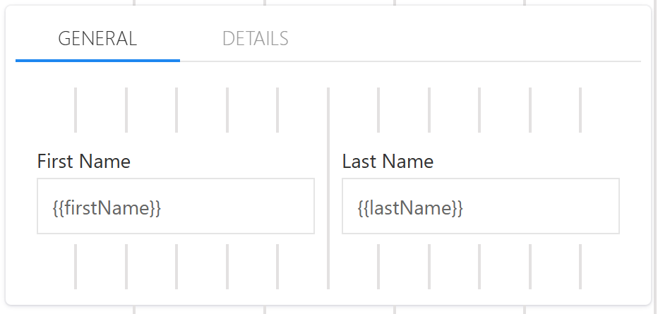 Tabs component design