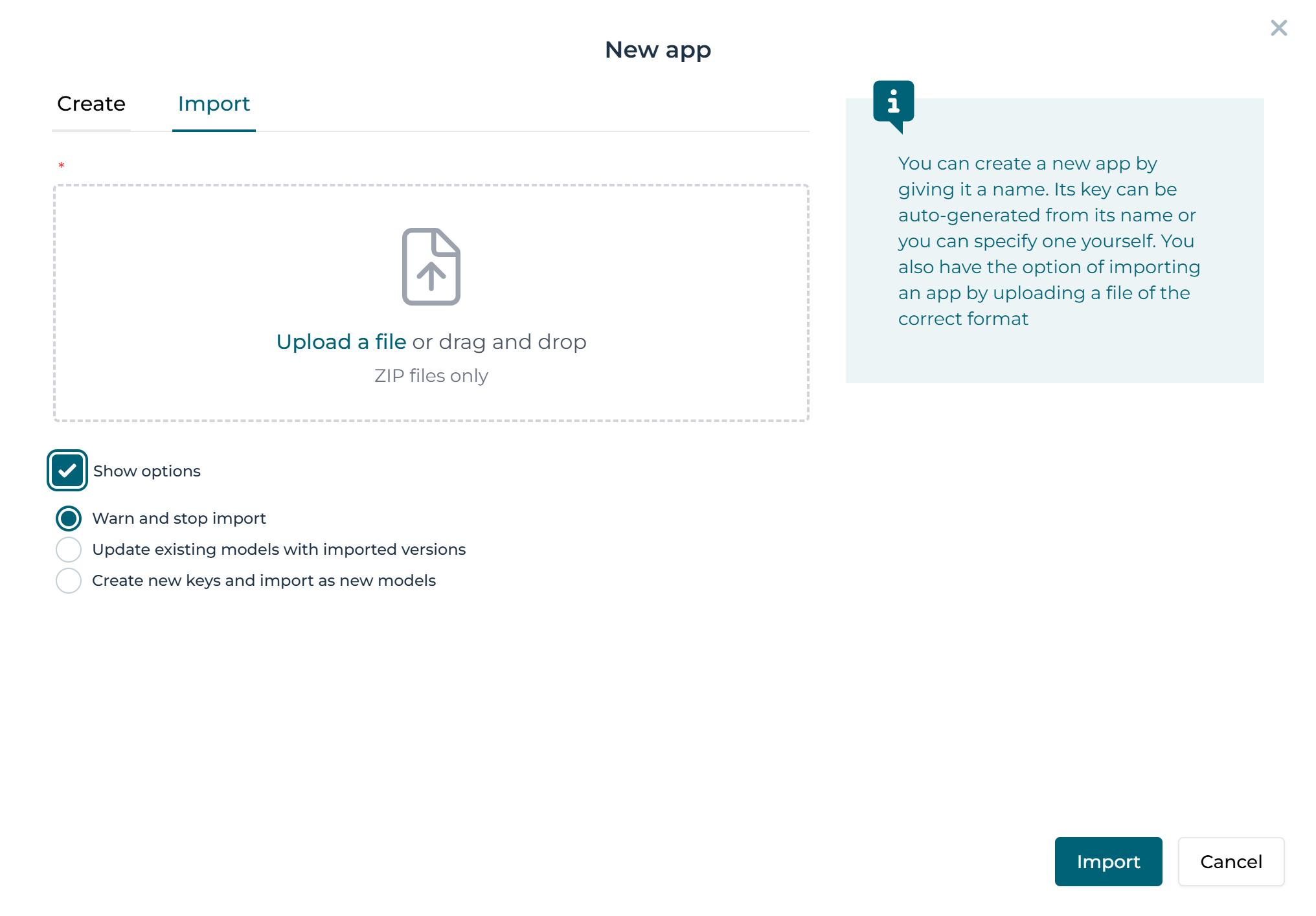 610 app import advanced