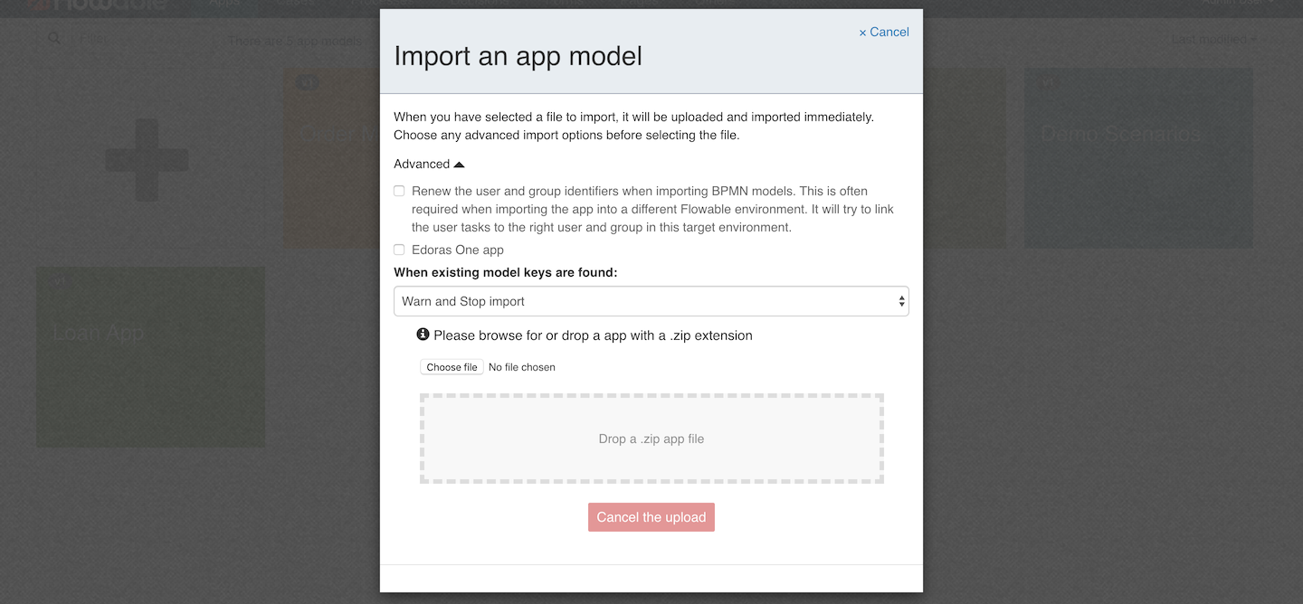 610 app import advanced