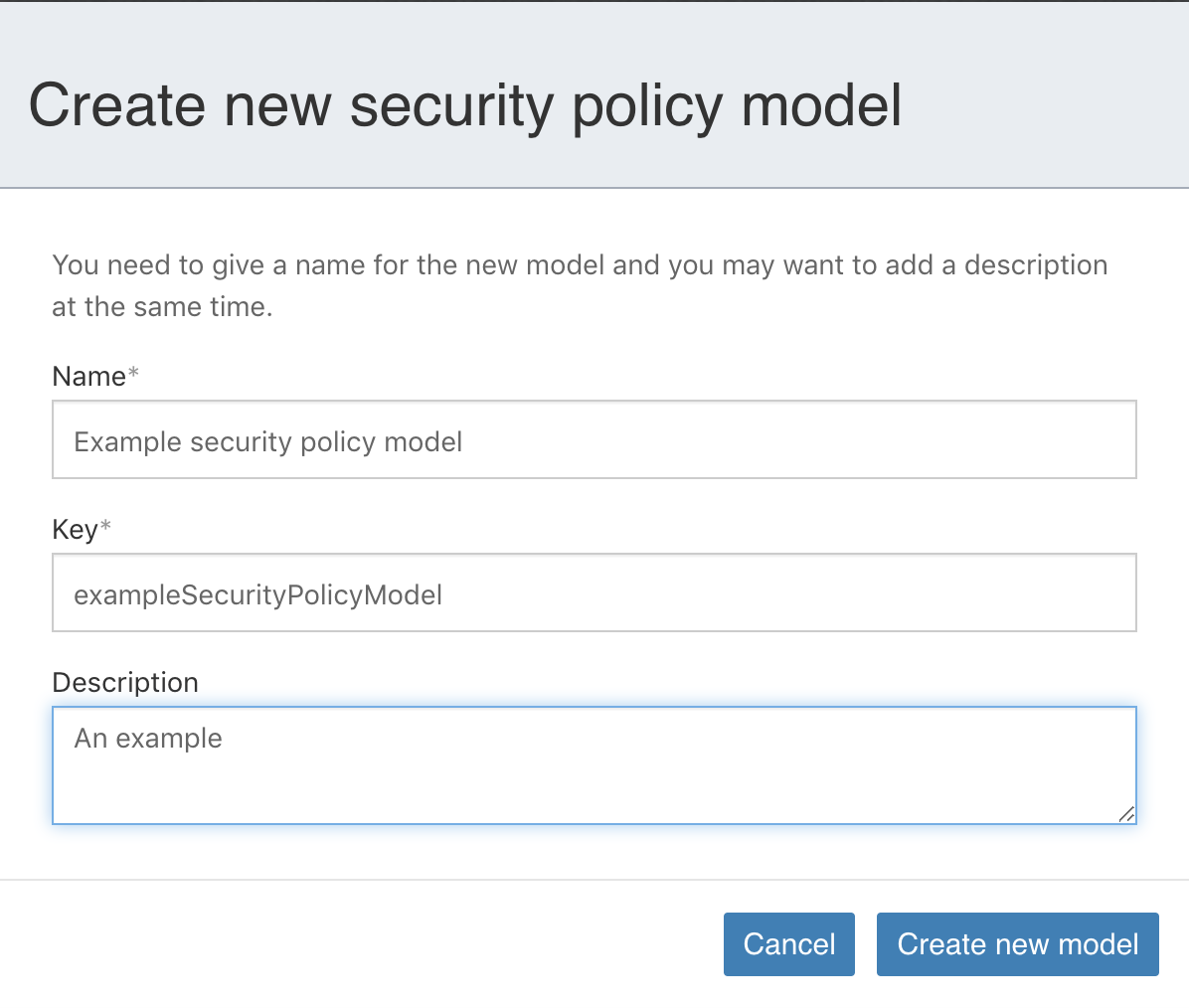 835 create security policy