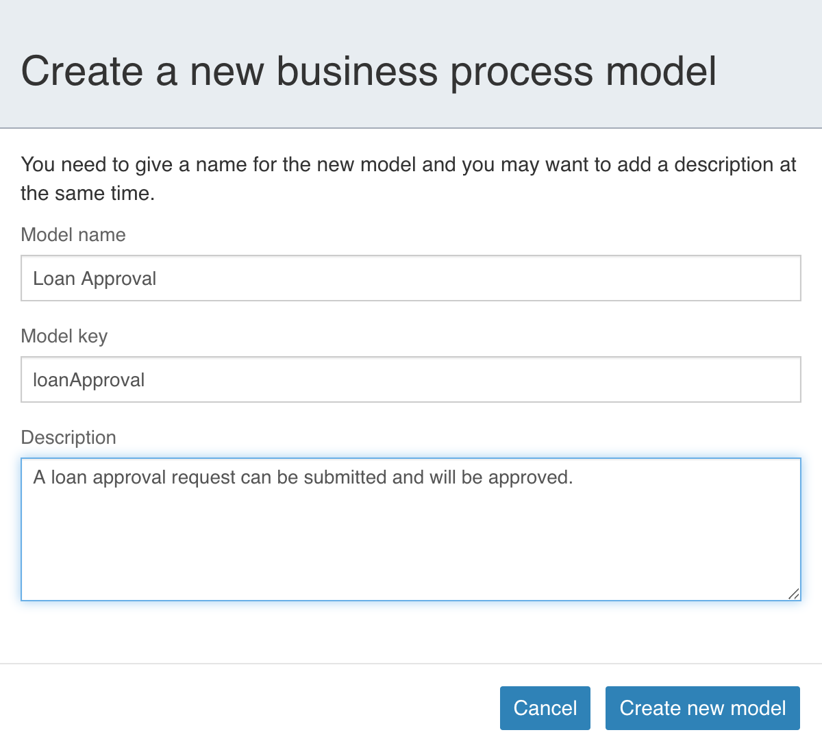 create business process model