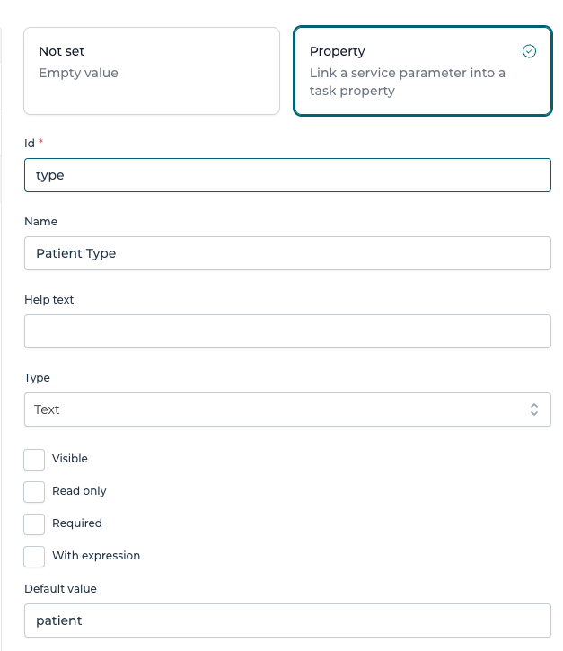 Plugin task top level input parameters hidden property