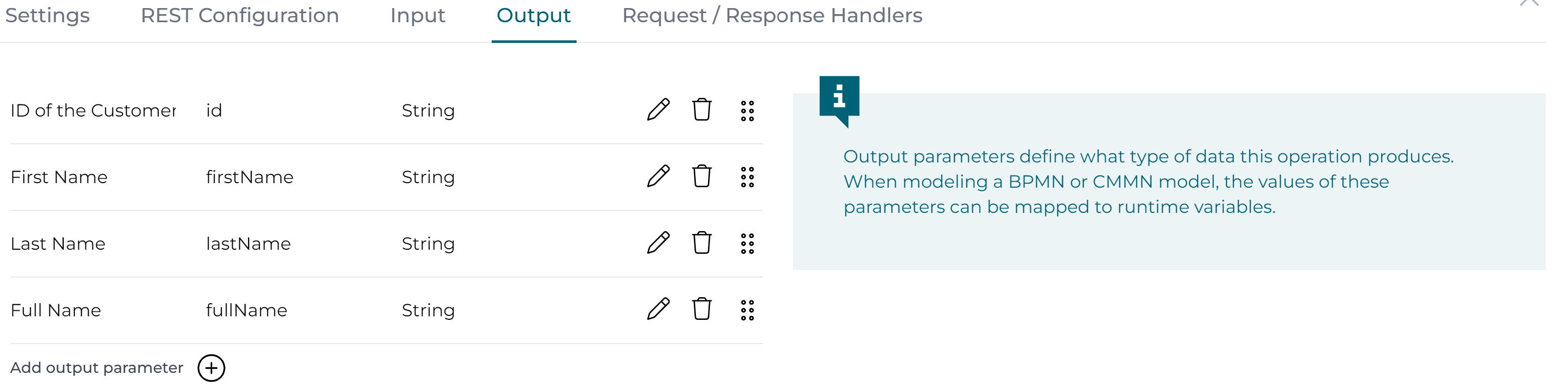 REST Service Registry for Customer Retrieval