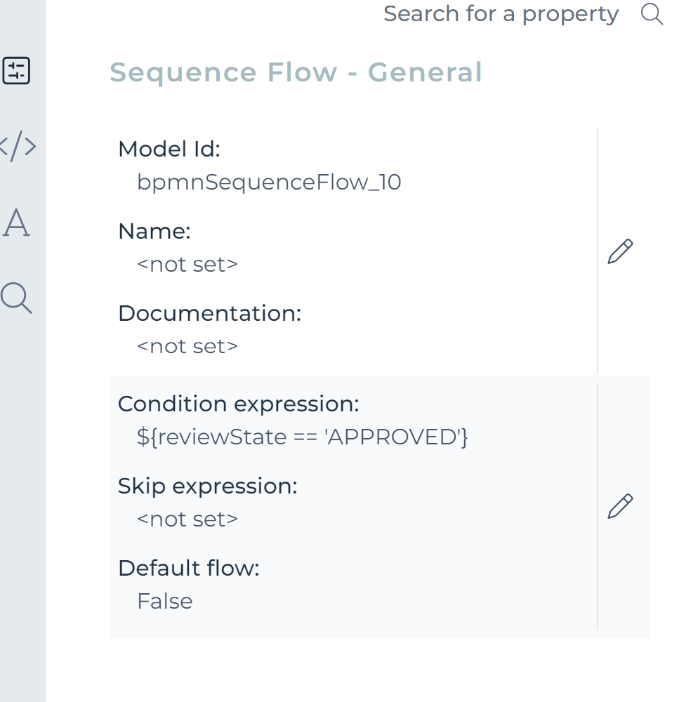 set sequence flow condition 2