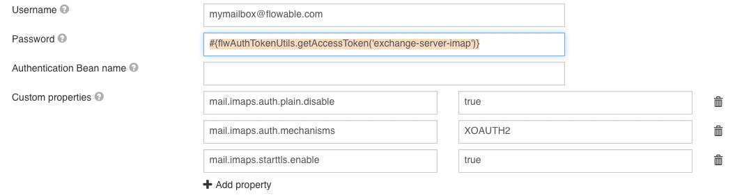 Configure token-based authentication