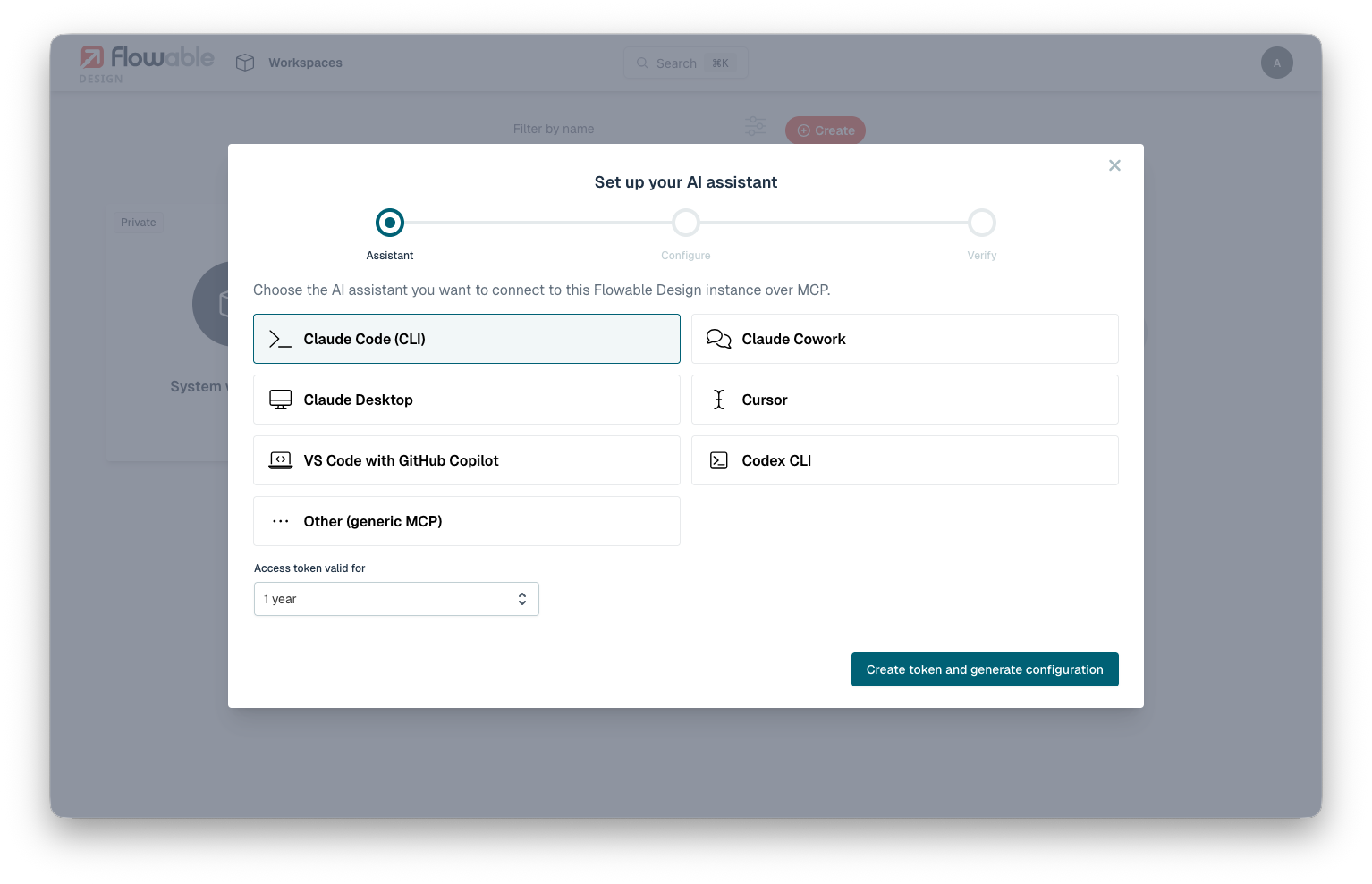 Selecting the access token validity